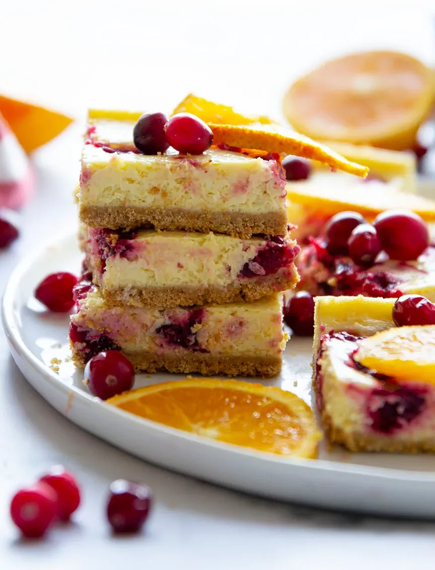 cranberry orange cheesecake