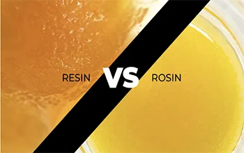 resin vs rosin